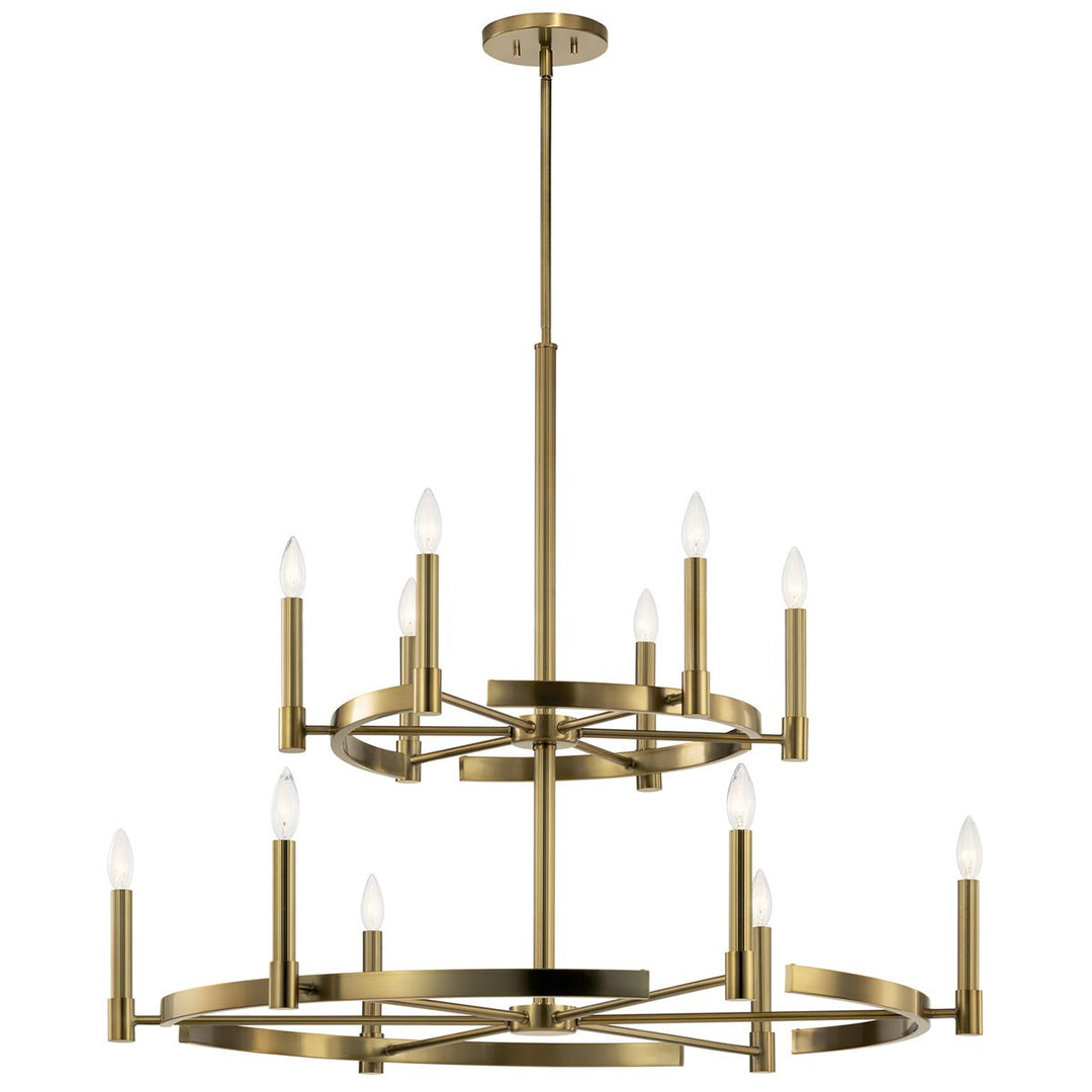 Kichler Canada - 52428BNB - 12 Light Chandelier - Tolani - Brushed Natural Brass
