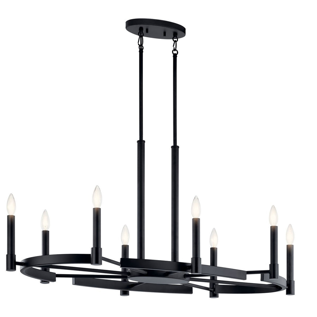Kichler Canada - 52429BK - Eight Light Chandelier - Tolani - Black