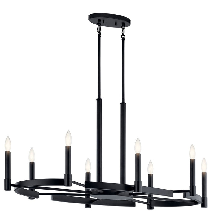 Kichler Canada - 52429BK - Eight Light Chandelier - Tolani - Black