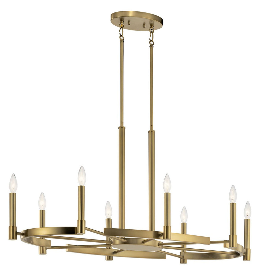 Kichler Canada - 52429BNB - Eight Light Chandelier - Tolani - Brushed Natural Brass