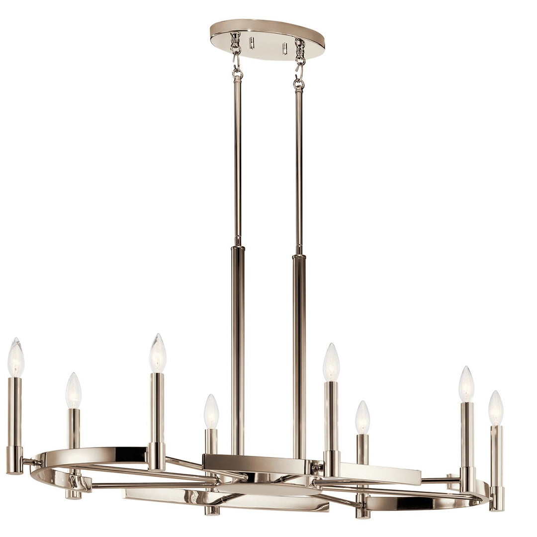 Kichler Canada - 52429PN - Eight Light Chandelier - Tolani - Polished Nickel