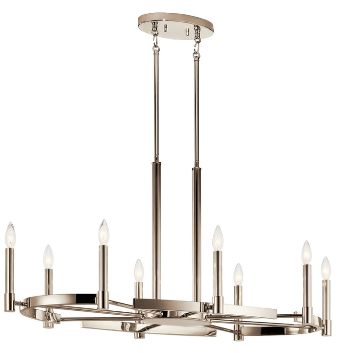 Kichler Canada - 52429PN - Eight Light Chandelier - Tolani - Polished Nickel