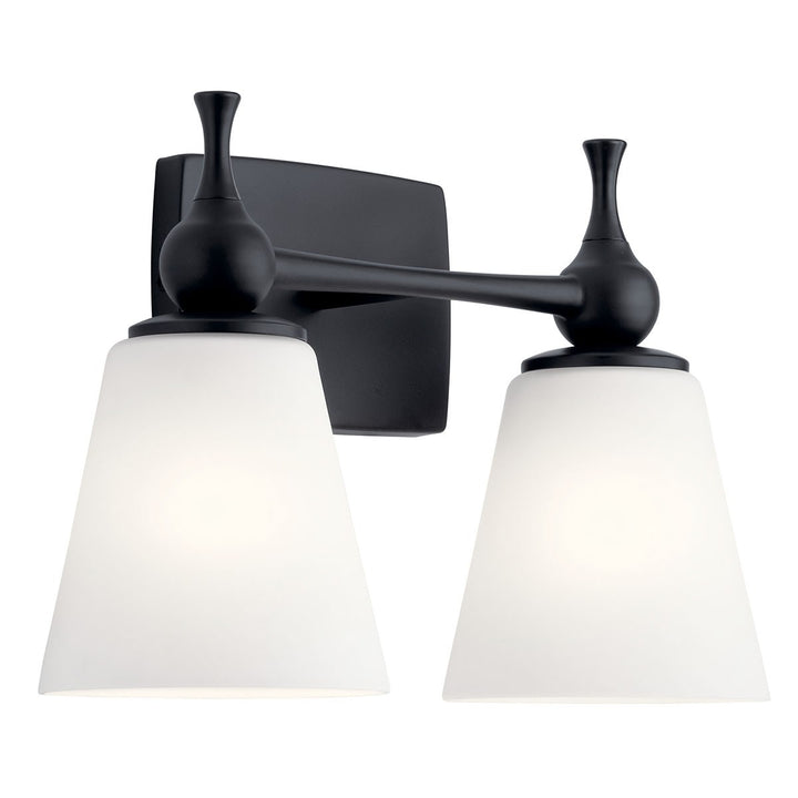 Kichler Canada - 55091BK - Two Light Bath - Cosabella - Black