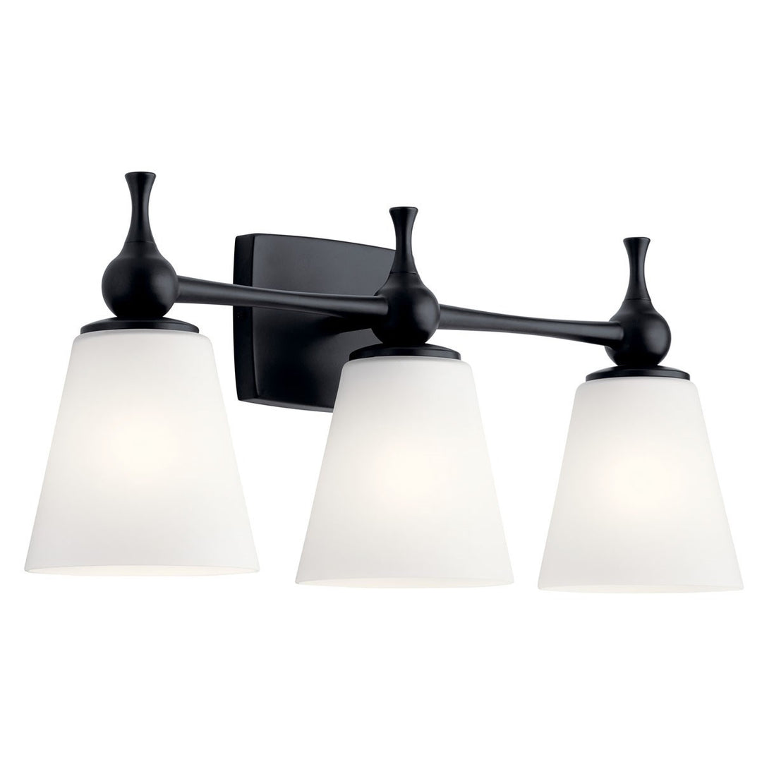 Kichler Canada - 55092BK - Three Light Bath - Cosabella - Black