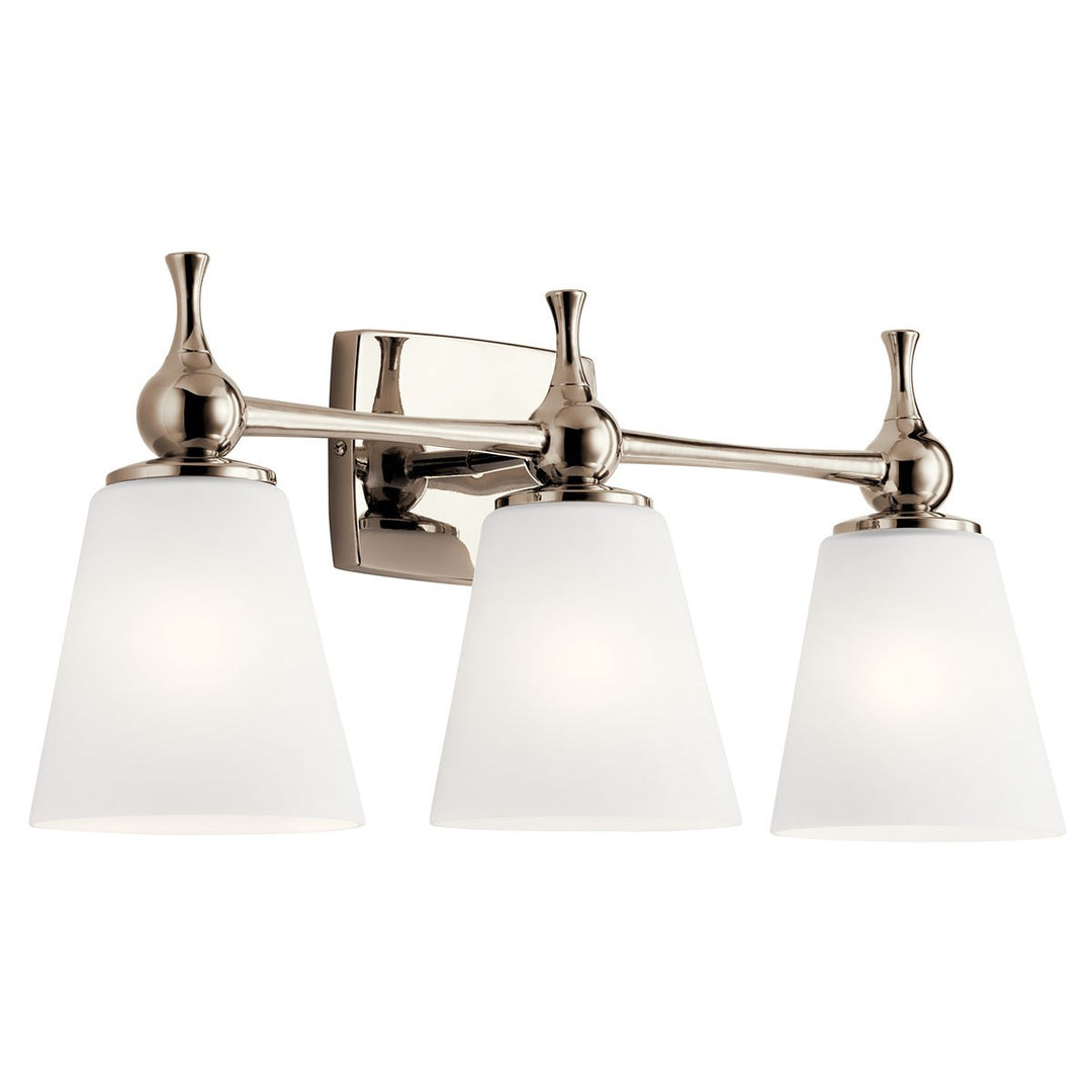 Kichler Canada - 55092PN - Three Light Bath - Cosabella - Polished Nickel