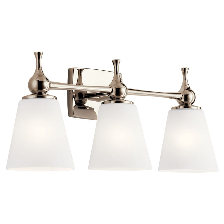 Kichler Canada - 55092PN - Three Light Bath - Cosabella - Polished Nickel