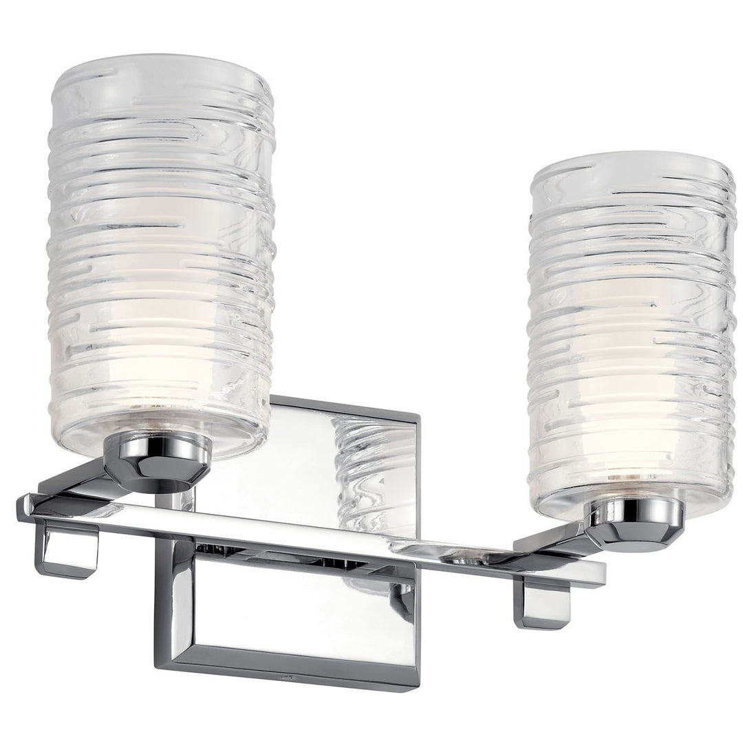 Giarosa Two Light Bath in Chrome - available from The Lighting Shoppe, trusted by Canadian homeowners