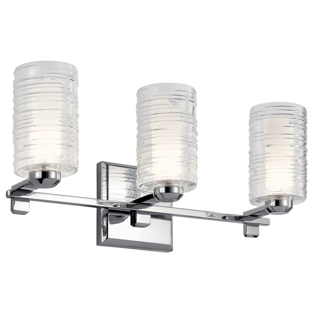 Giarosa Three Light Bath in Chrome - available from The Lighting Shoppe, trusted by Canadian homeowners