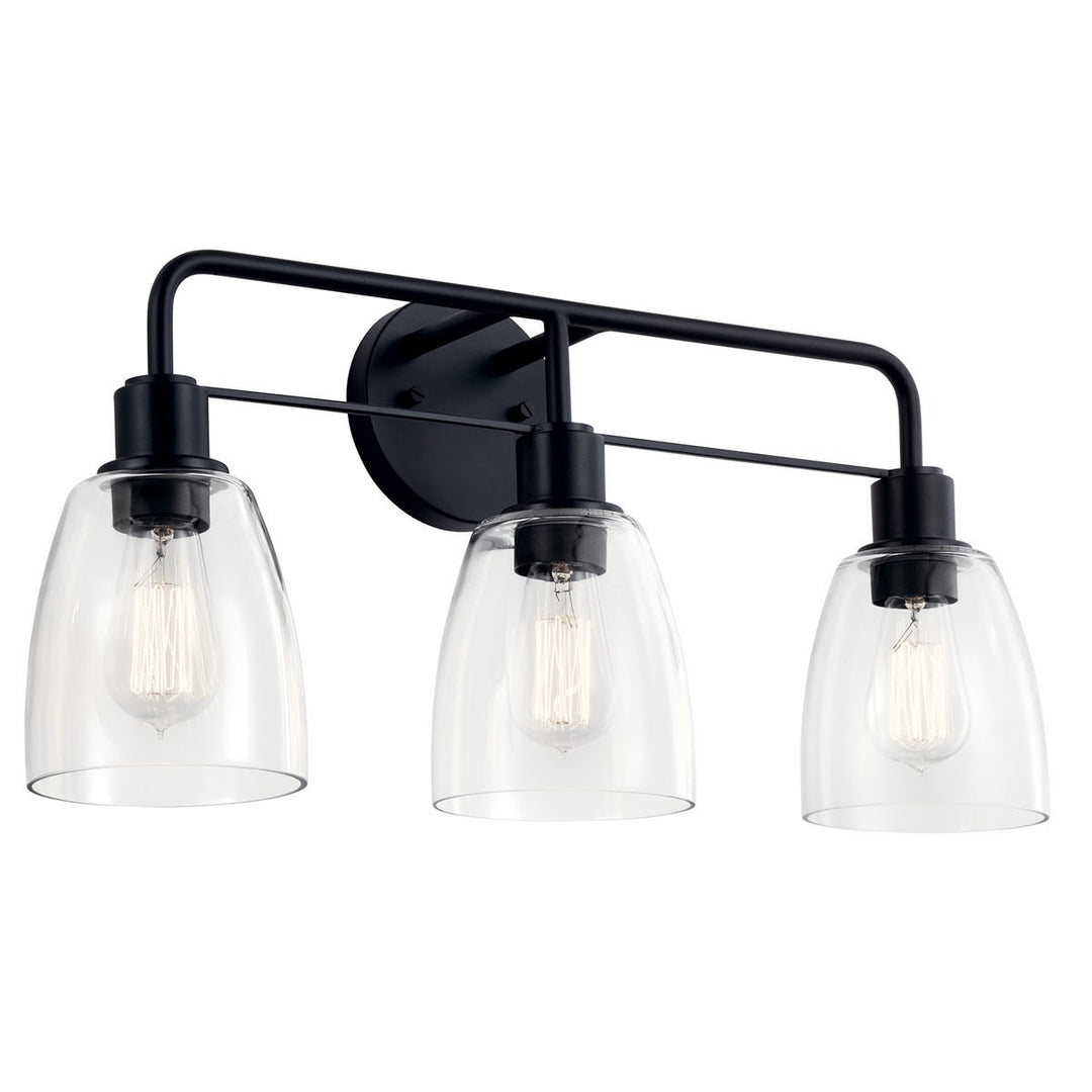 Kichler Canada - 55102BK - Three Light Bath - Meller - Black