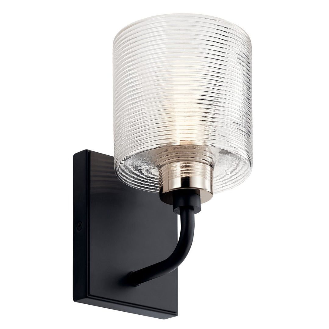 Harvan One Light Wall Sconce in Black - available from The Lighting Shoppe, trusted by Canadian homeowners