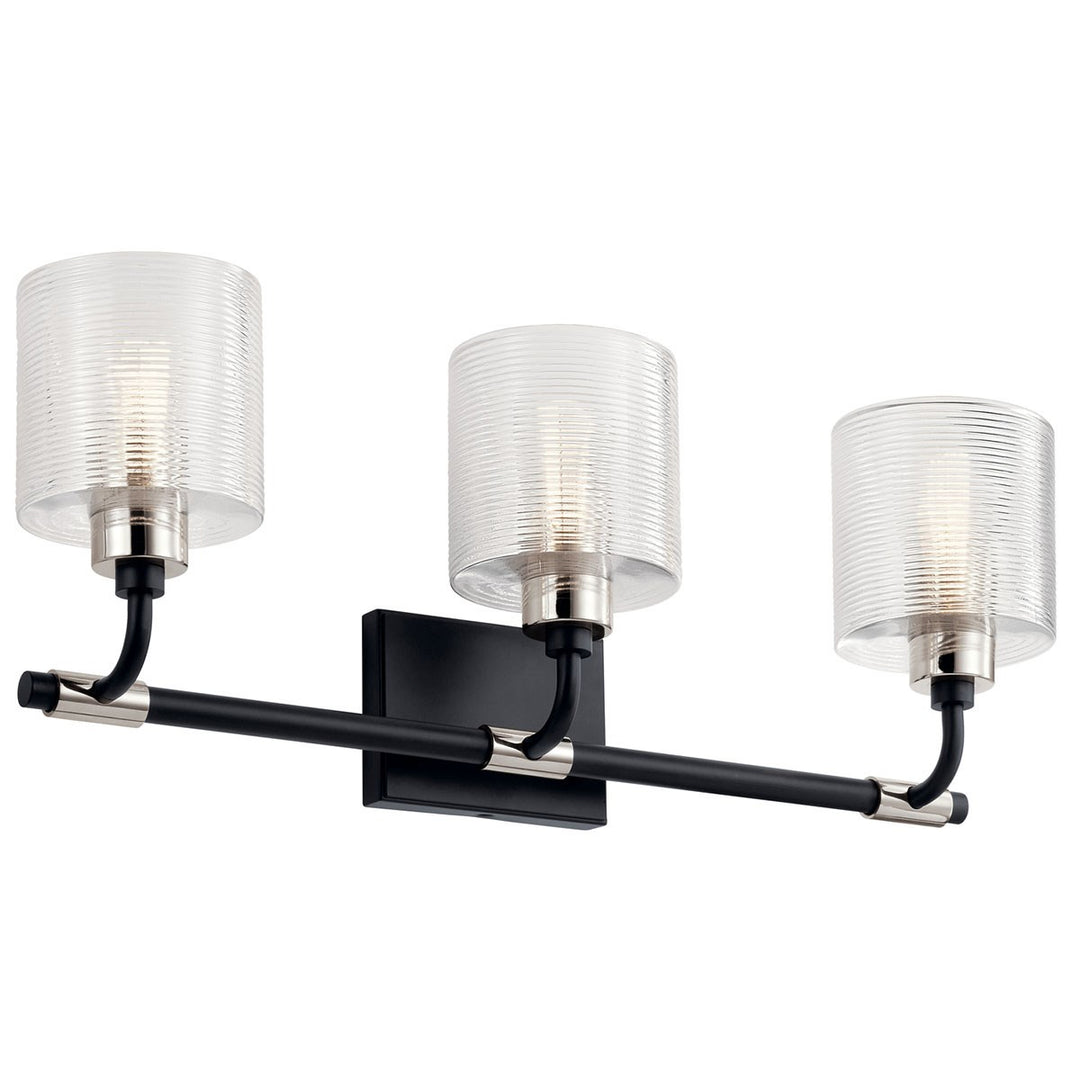 Harvan Three Light Bath in Black - available from The Lighting Shoppe, trusted by Canadian homeowners