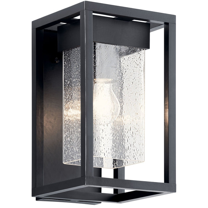 Kichler Canada - 59060BSL - One Light Outdoor Wall Mount - Mercer - Black With Silver Highlights