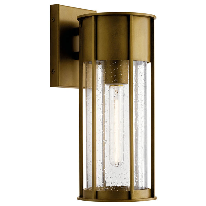 Kichler Canada - 59080NBR - One Light Outdoor Wall Mount - Camillo - Natural Brass