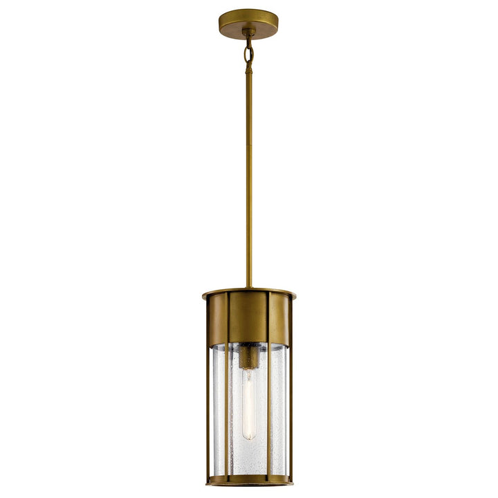 Kichler Canada - 59082NBR - One Light Outdoor Pendant - Camillo - Natural Brass