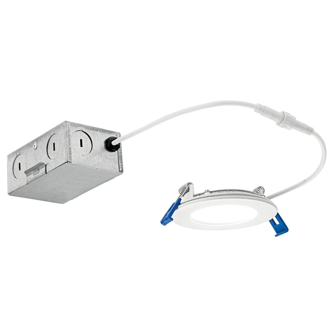 Kichler Canada - DLSL03R2790WHT - LED Downlight - Direct To Ceiling Slim - Textured White