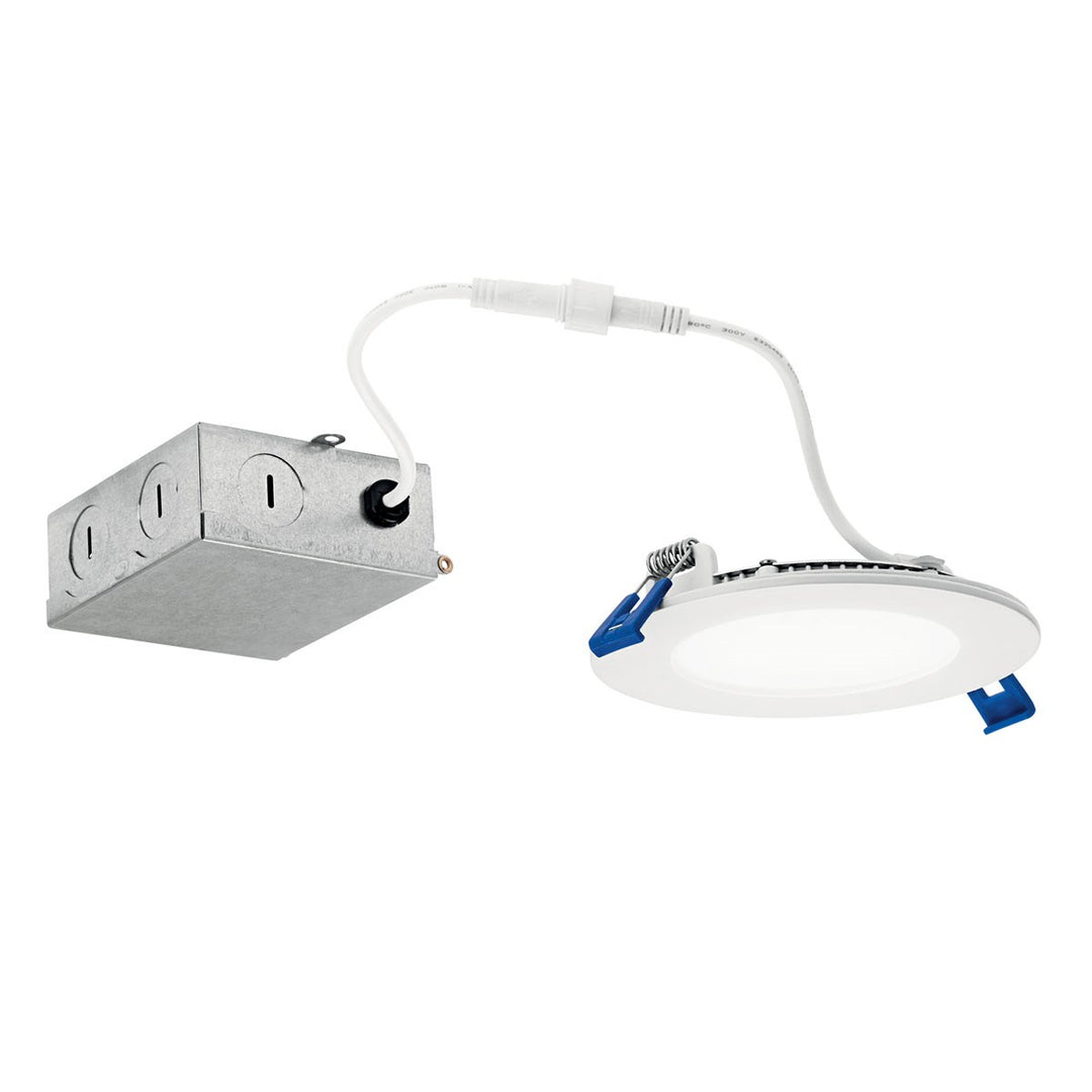Kichler Canada - DLSL04R3090WHT - LED Downlight - Direct To Ceiling Slim - Textured White