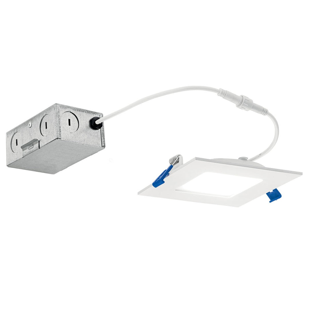 Kichler Canada - DLSL04S3090WHT - LED Downlight - Direct To Ceiling Slim - Textured White