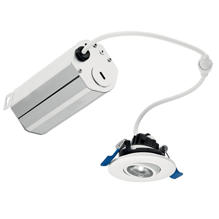 Kichler Canada - DLMG02R3090WHT - LED Downlight - Direct To Ceiling Mini Gimble - Textured White