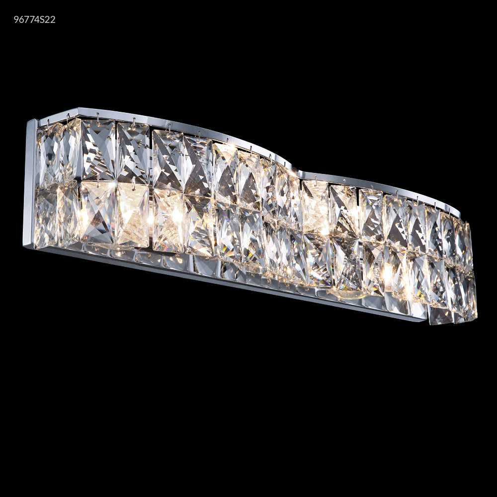 Vanity Light Four Light Vanity in Silver James R. Moder Canada