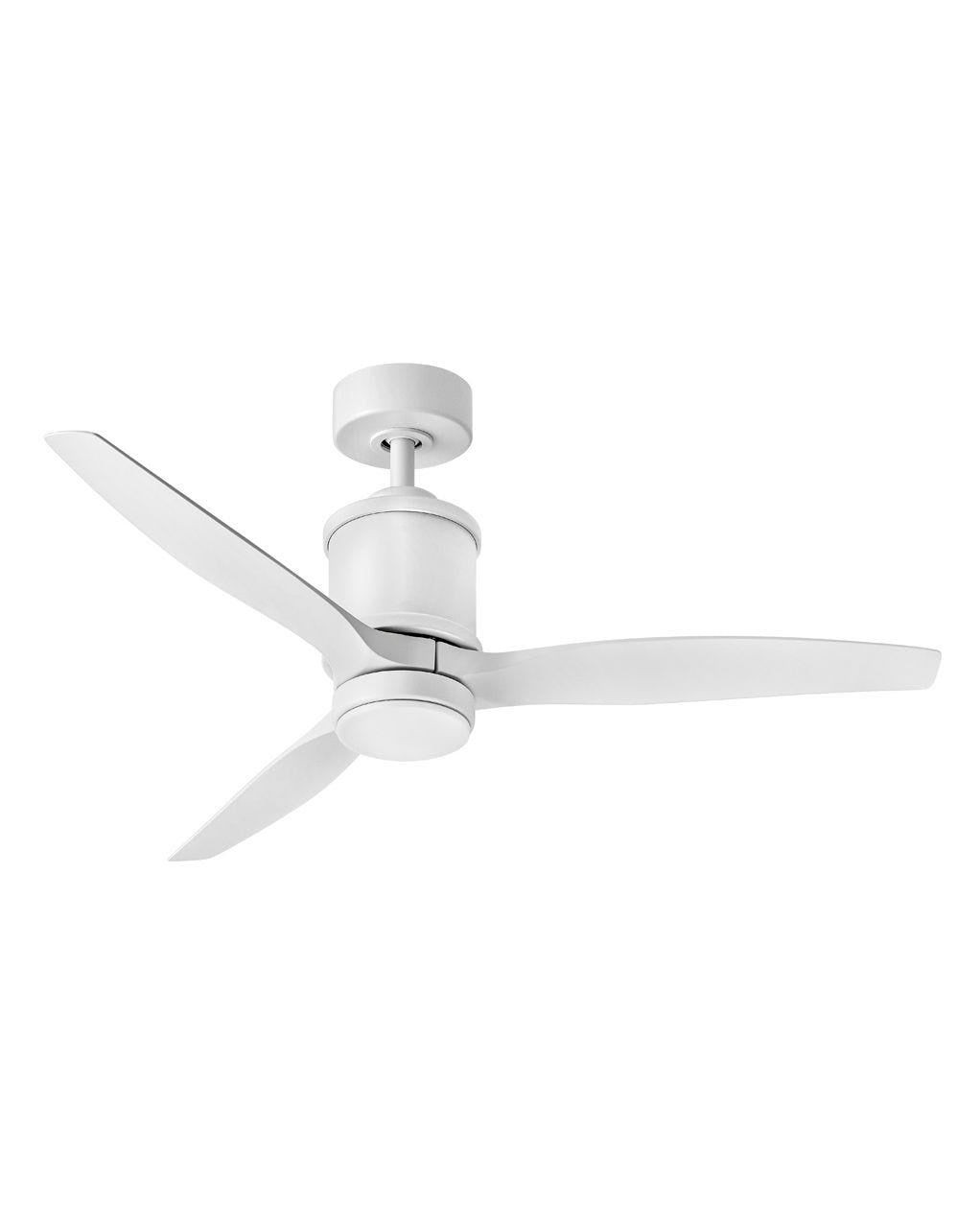 Hover 52"Ceiling Fan in Matte White - available from The Lighting Shoppe, trusted by Canadian homeowners