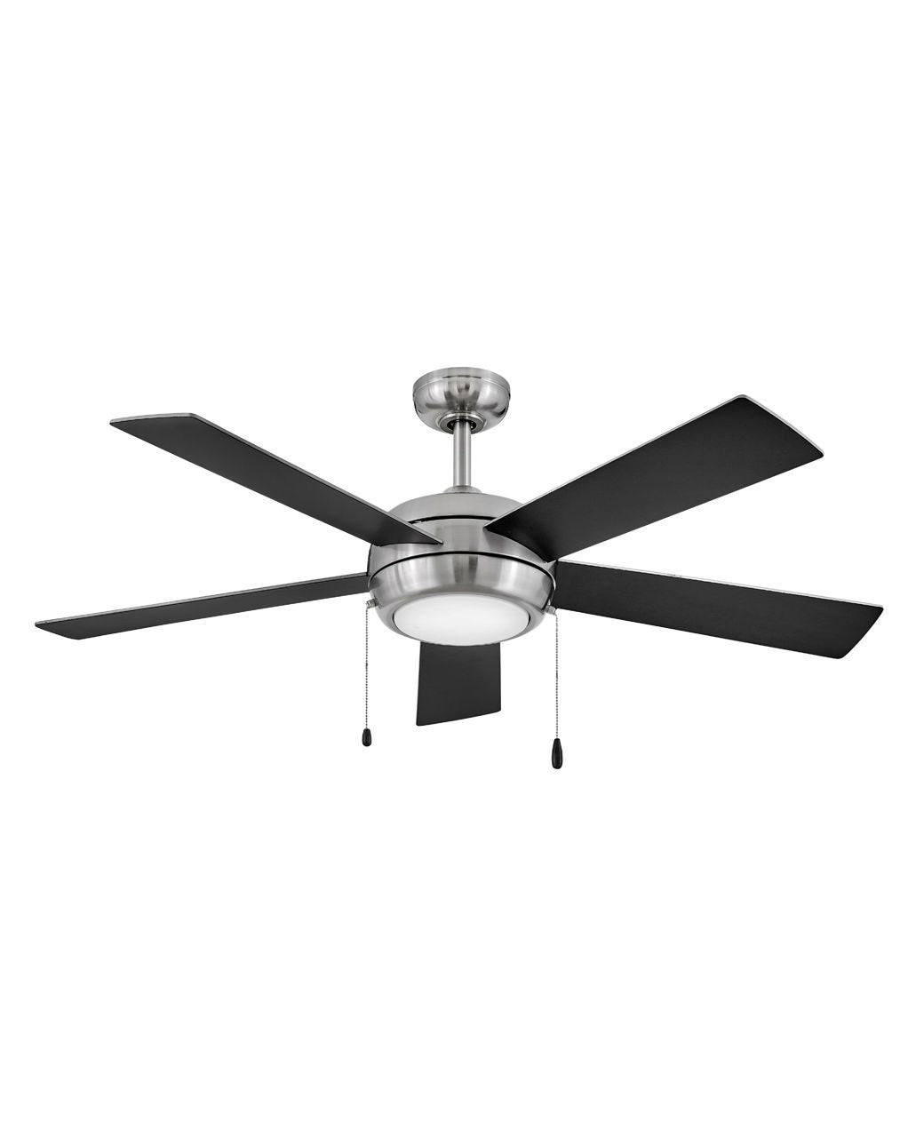 Croft 52"Ceiling Fan in Brushed Nickel - available from The Lighting Shoppe, trusted by Canadian homeowners