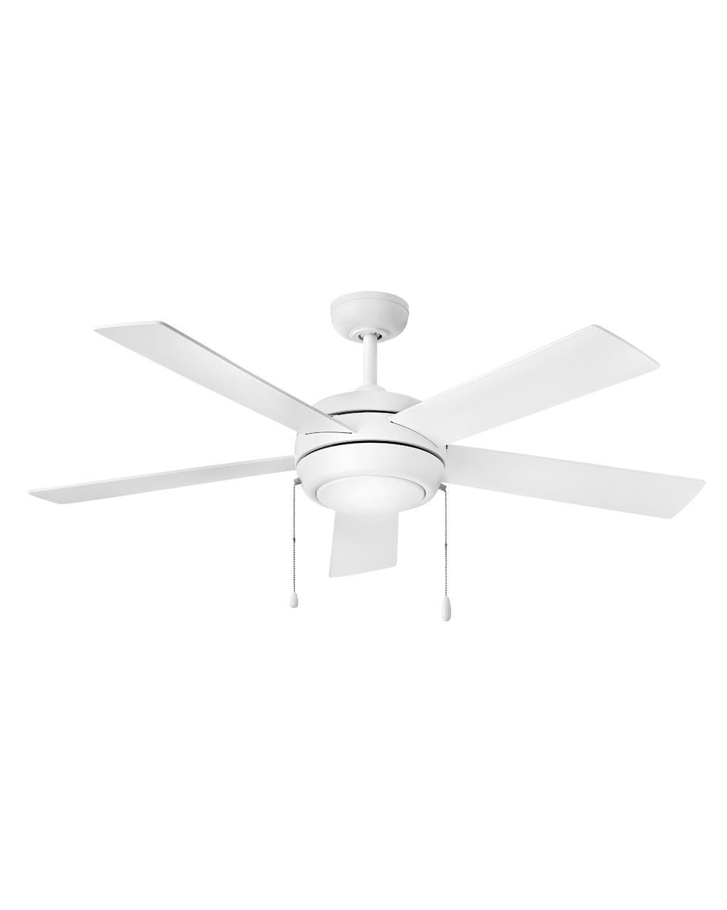 Croft 52"Ceiling Fan in Chalk White - available from The Lighting Shoppe, trusted by Canadian homeowners