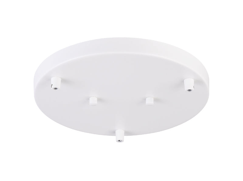 Multi Ceiling Canopy (Line Voltage) Ceiling Canopy in White - available from The Lighting Shoppe, trusted by Canadian homeowners