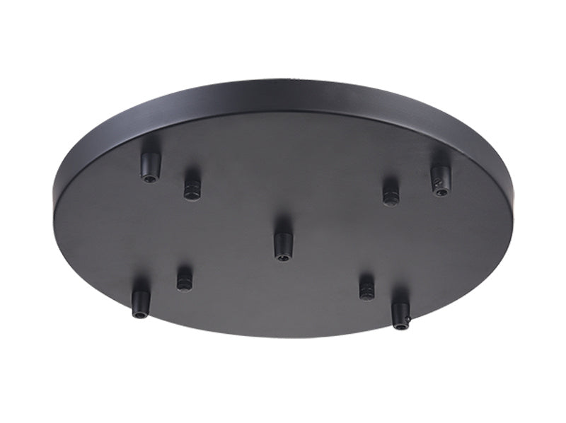 Multi Ceiling Canopy (Line Voltage) Ceiling Canopy in Black - available from The Lighting Shoppe, trusted by Canadian homeowners