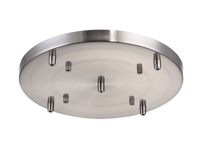 Multi Ceiling Canopy (Line Voltage) Ceiling Canopy in Brushed Nickel - available from The Lighting Shoppe, trusted by Canadian homeowners