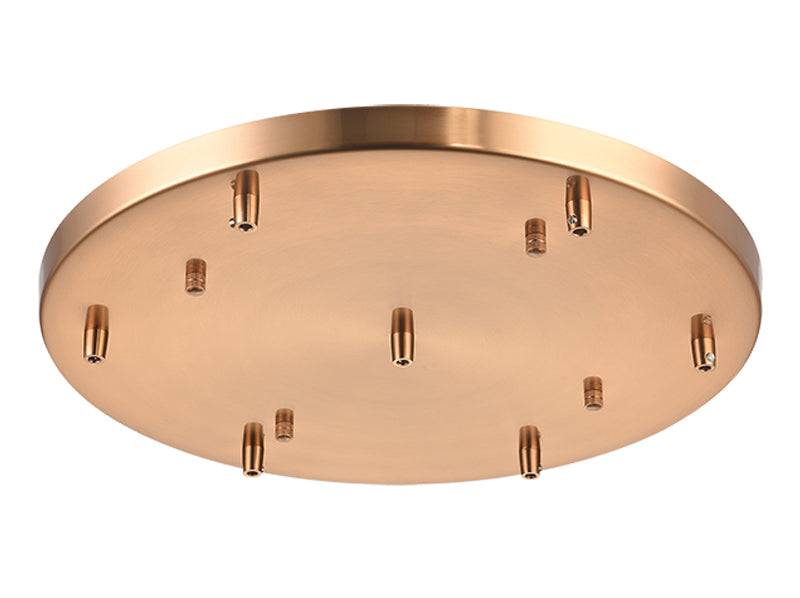 Multi Ceiling Canopy (Line Voltage) Ceiling Canopy in Aged Gold Brass - available from The Lighting Shoppe, trusted by Canadian homeowners