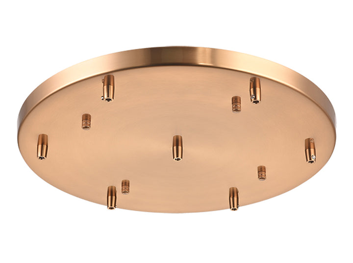 Matteo Canada - CP0107AG - Ceiling Canopy - Multi Ceiling Canopy (Line Voltage) - Aged Gold Brass