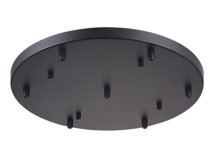 Multi Ceiling Canopy (Line Voltage) Ceiling Canopy in Black - available from The Lighting Shoppe, trusted by Canadian homeowners