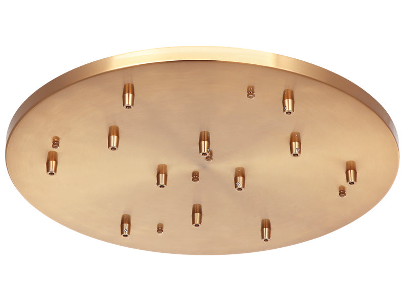 Matteo Canada - CP0112AG - Ceiling Canopy - Multi Ceiling Canopy (Line Voltage) - Aged Gold Brass