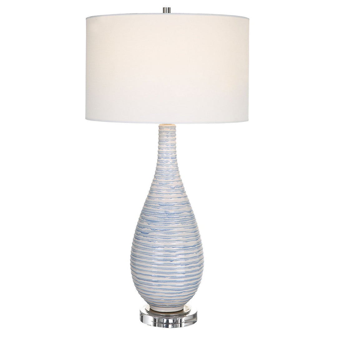Clariot One Light Table Lamp in Polished Nickel - available from The Lighting Shoppe, trusted by Canadian homeowners