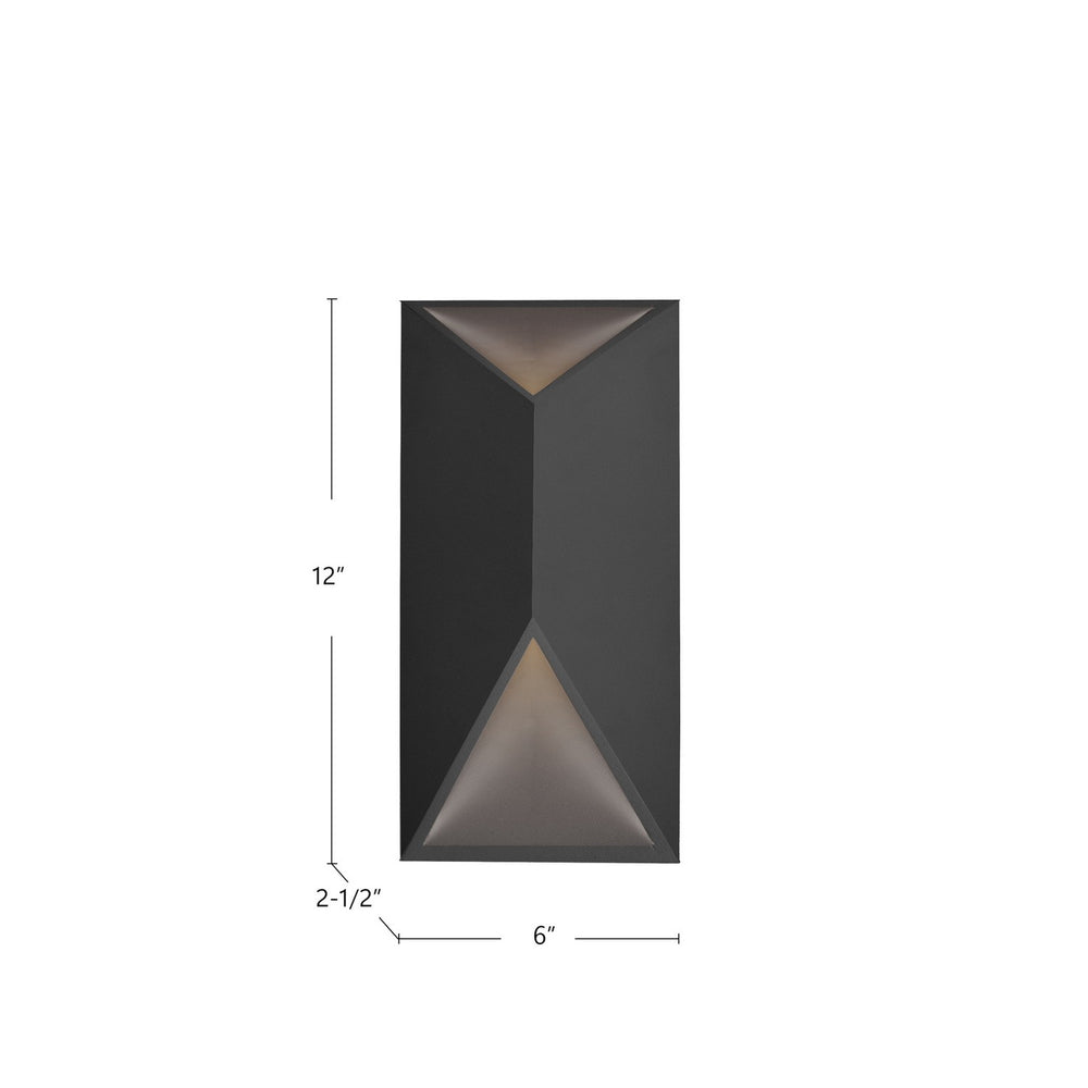 Kuzco Canada - EW60312-BK - LED Outdoor Wall Mount - Indio - Black