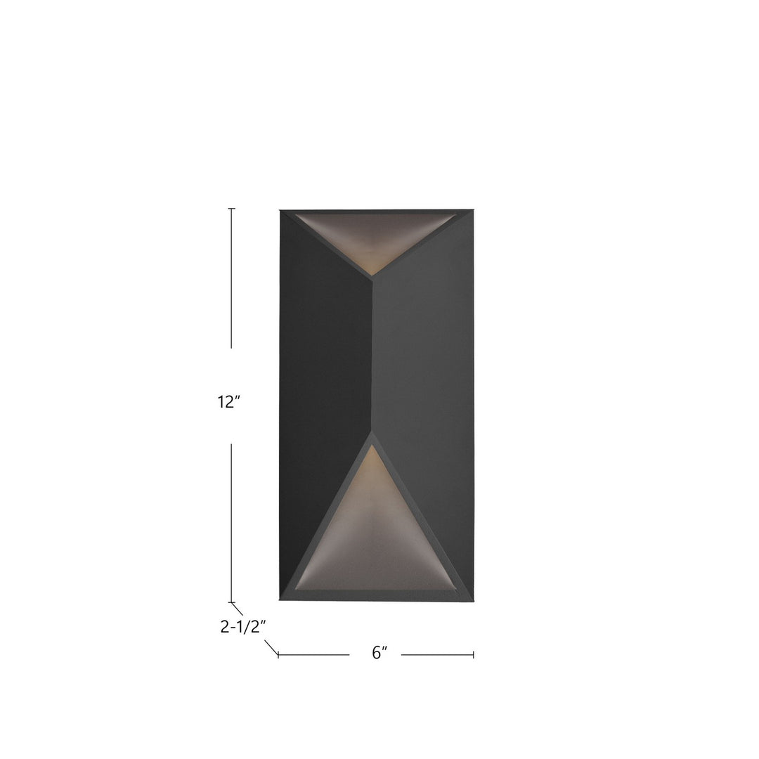 Kuzco Canada - EW60312-BK - LED Outdoor Wall Mount - Indio - Black