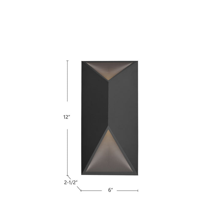 Kuzco Canada - EW60312-BK - LED Outdoor Wall Mount - Indio - Black
