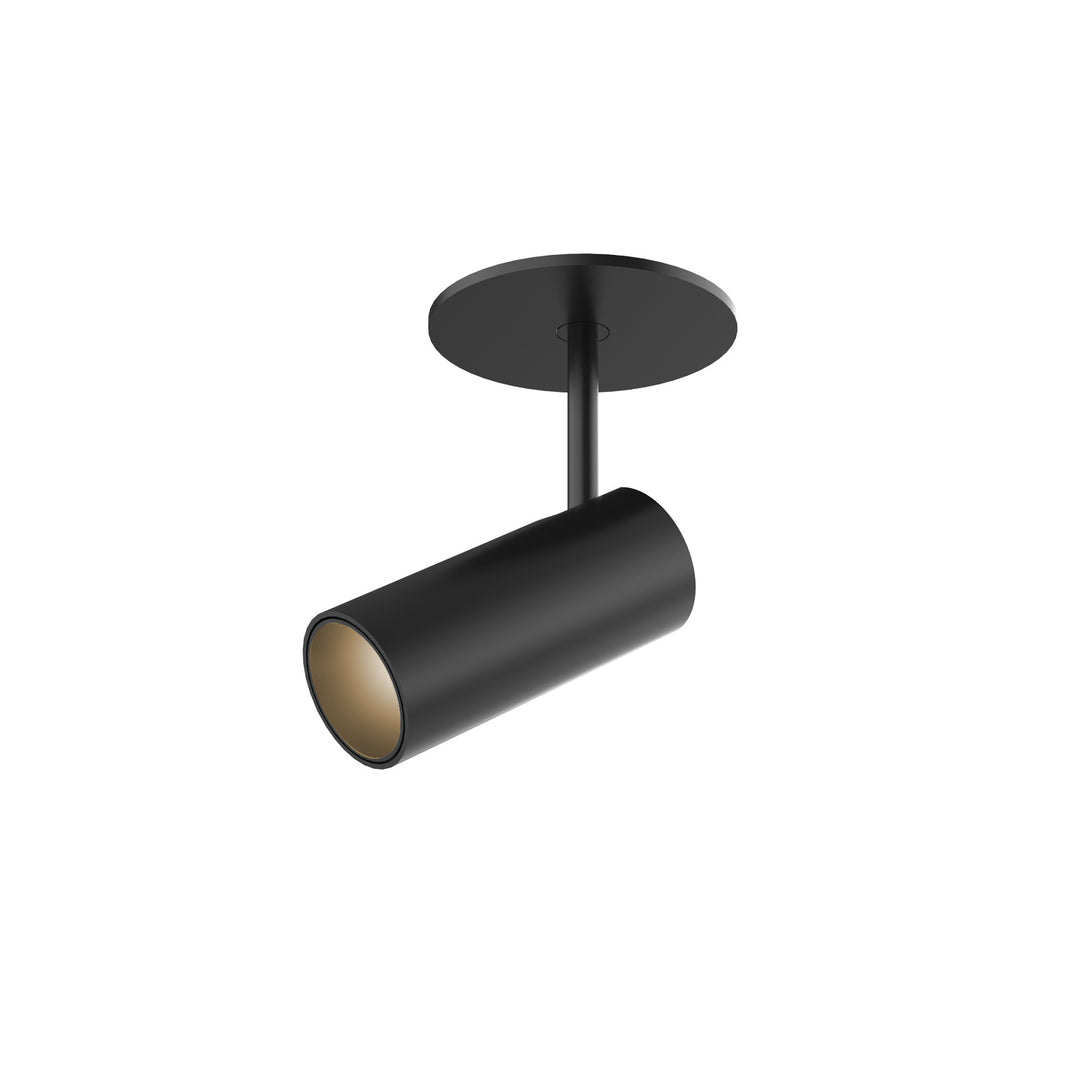 Downey LED Semi-Flush Mount in Black - available from The Lighting Shoppe, trusted by Canadian homeowners