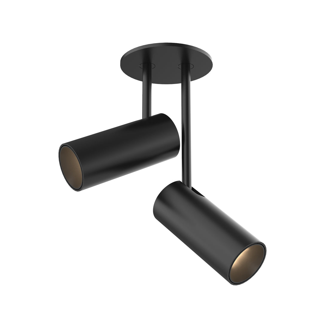 Kuzco Canada - SF15702-BK - LED Semi-Flush Mount - Downey - Black