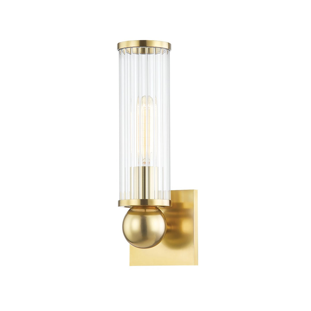 Hudson Valley Canada - 5271-AGB - One Light Wall Sconce - Malone - Aged Brass