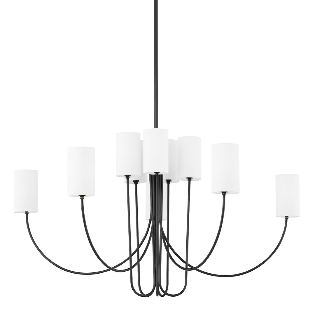 Harlem Ten Light Chandelier in Old Bronze - available from The Lighting Shoppe, trusted by Canadian homeowners