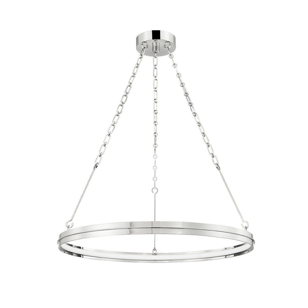 Rosendale LED Chandelier in Polished Nickel - available from The Lighting Shoppe, trusted by Canadian homeowners