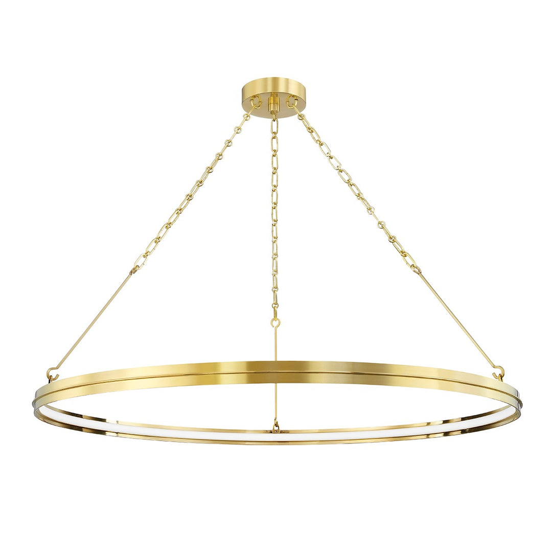 Rosendale LED Chandelier in Aged Brass - available from The Lighting Shoppe, trusted by Canadian homeowners