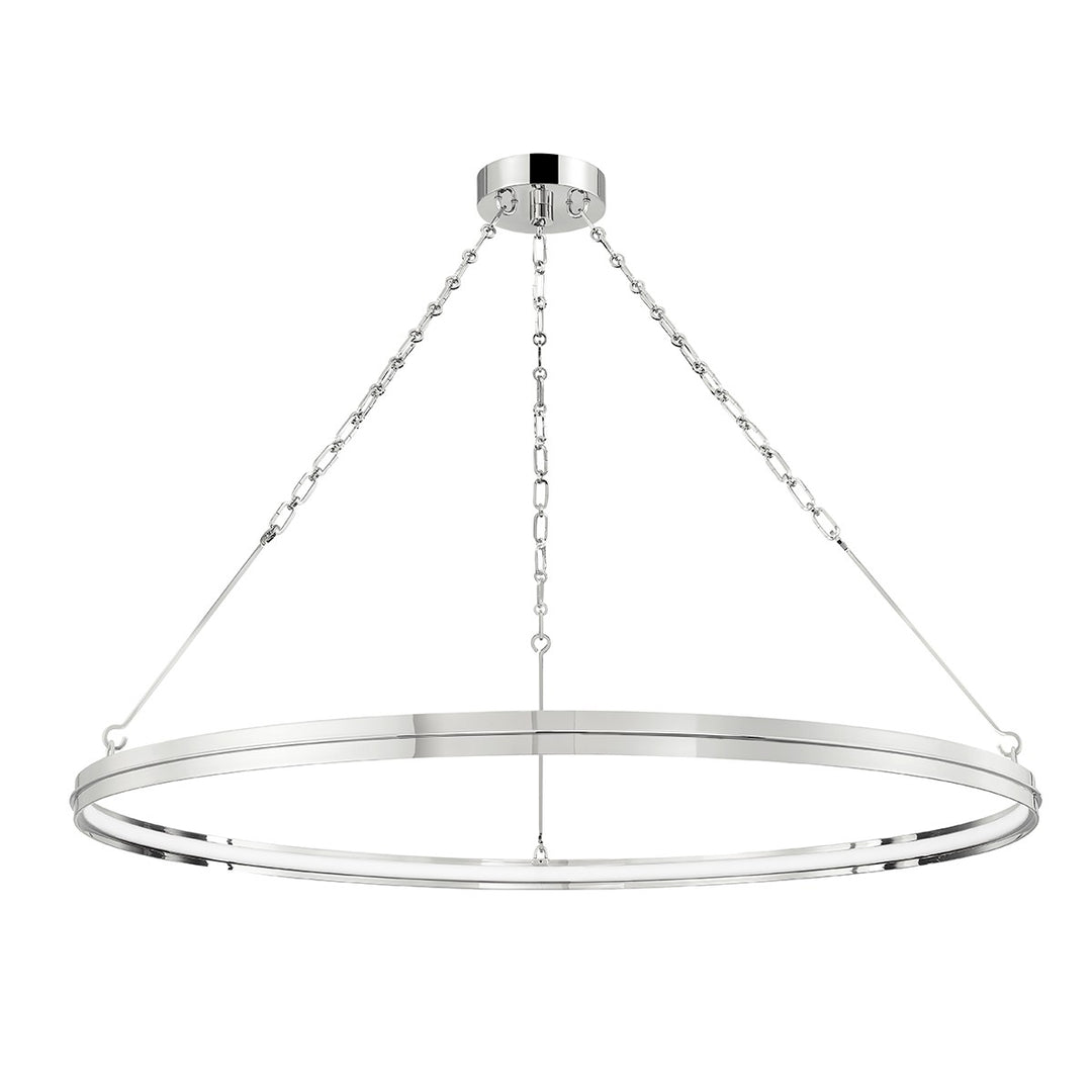 Rosendale LED Chandelier in Polished Nickel - available from The Lighting Shoppe, trusted by Canadian homeowners