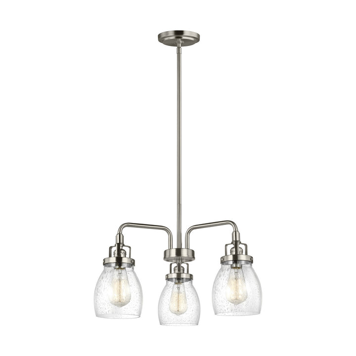 Generation Lighting Canada - 3114503EN7-962 - Three Light Chandelier - Belton - Brushed Nickel