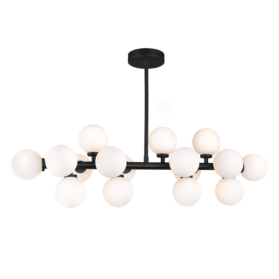 Arya LED Chandelier in Black - available from The Lighting Shoppe, trusted by Canadian homeowners