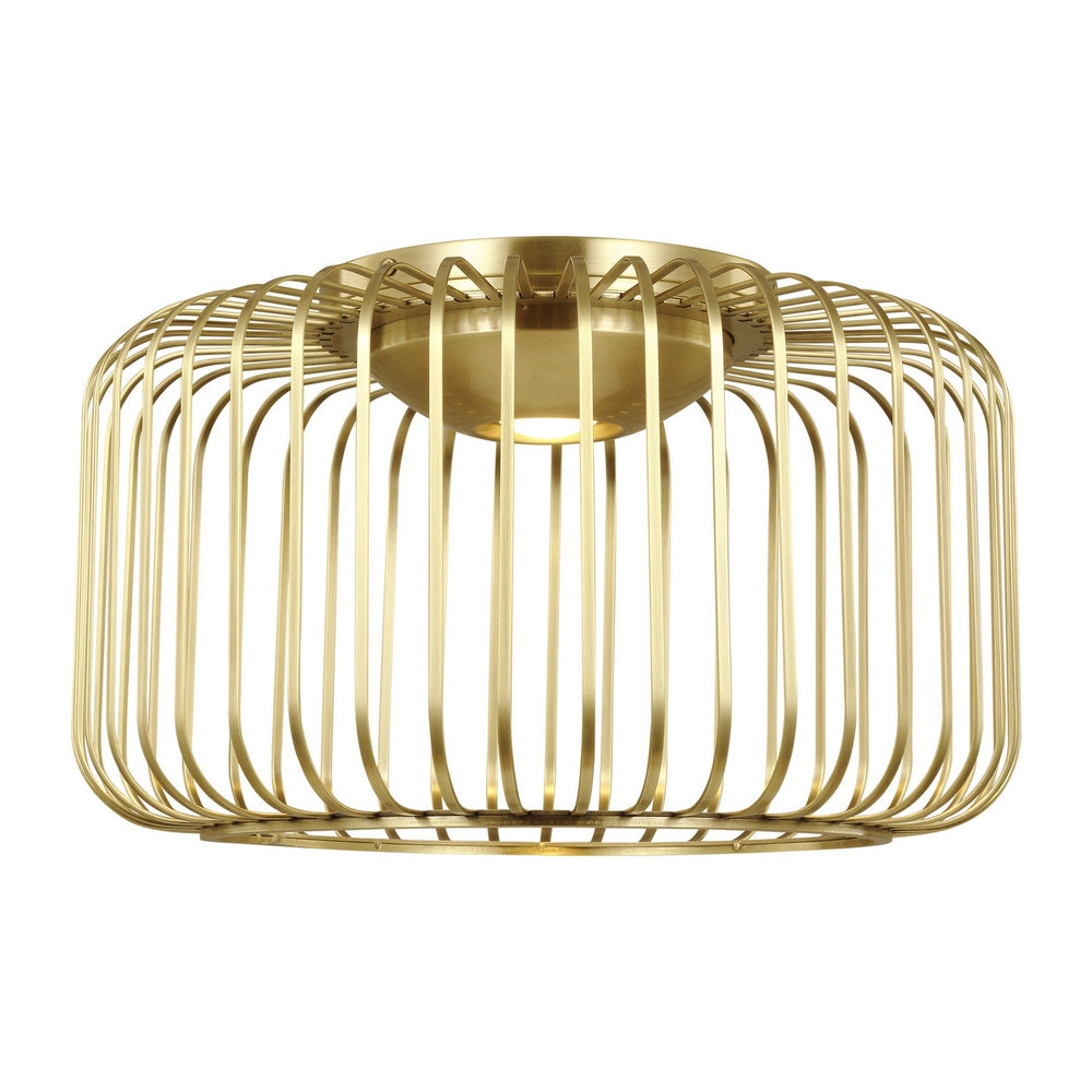 Visual Comfort Modern - 700FMKAI15BR-LED930 - LED Flush Mount - Kai - Plated Brass