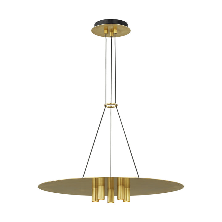 Visual Comfort Modern - 700TDPNT22NB-LED930-277 - LED Pendant - Ponte - Natural Brass