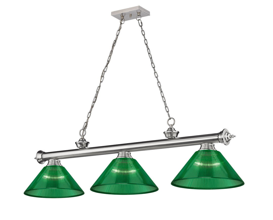 Z-Lite Canada - 2306-3BN-ARG - Three Light Billiard - Cordon - Brushed Nickel