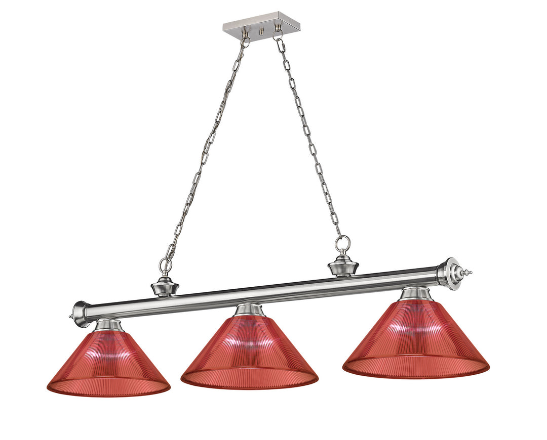 Z-Lite Canada - 2306-3BN-PRD - Three Light Billiard - Cordon - Brushed Nickel
